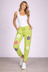 Floral Print Ladies Magic Pant