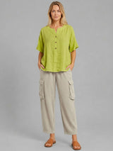 Plain Cotton Top Mustard