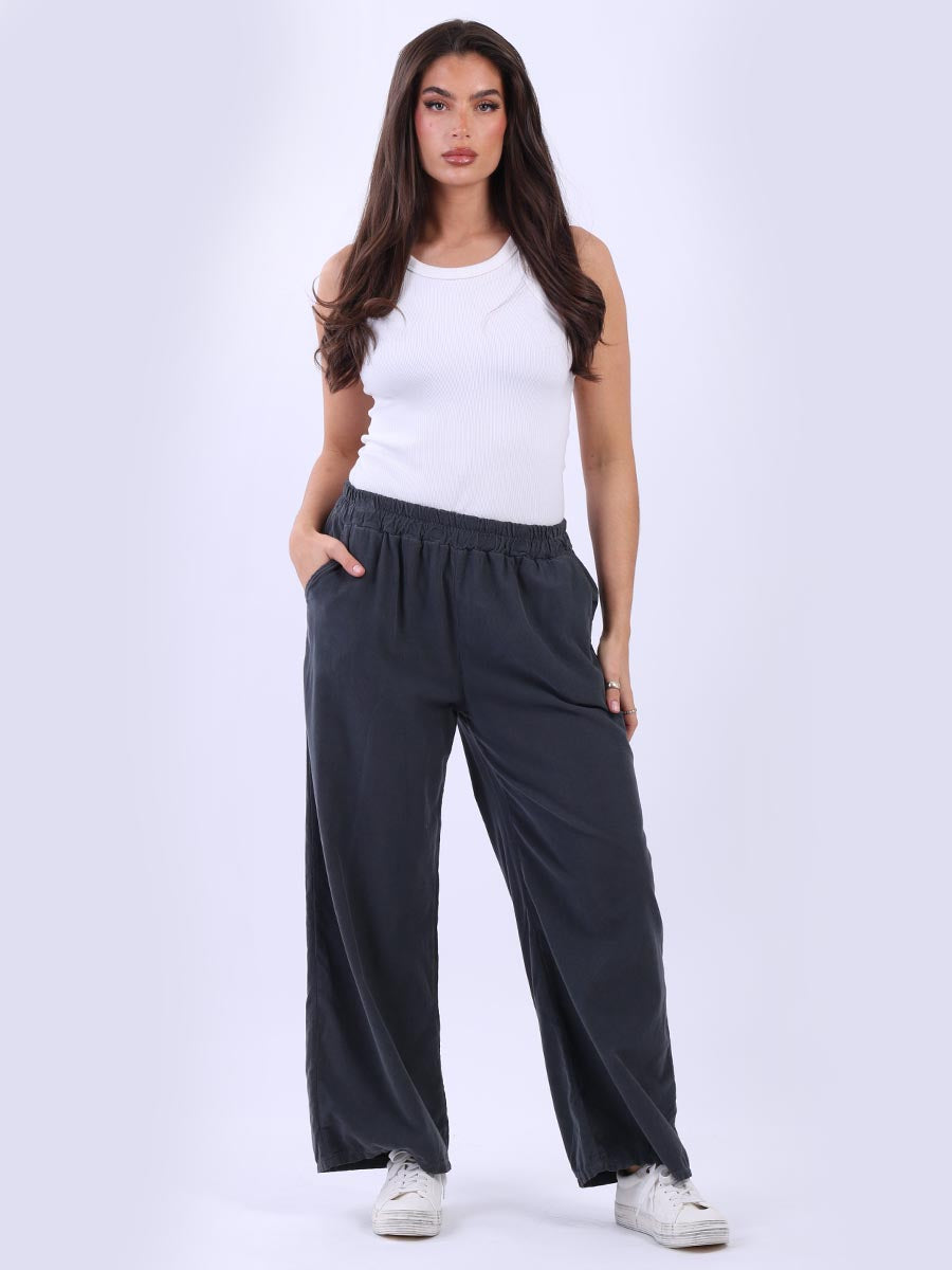 Cotton Corduroy Women Pant Charcoal