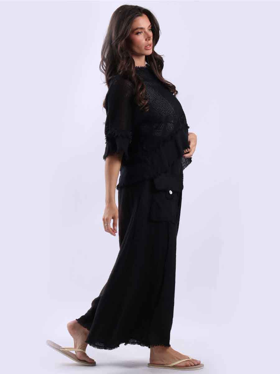 Plain Meh Net Lagelook Batwing Top