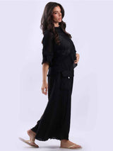 Plain Meh Net Lagelook Batwing Top