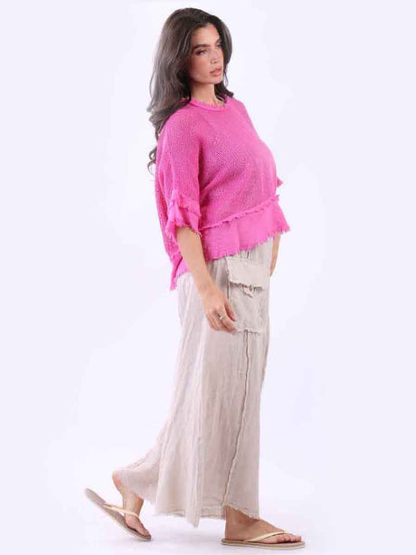 Plain Meh Net Lagelook Batwing Top