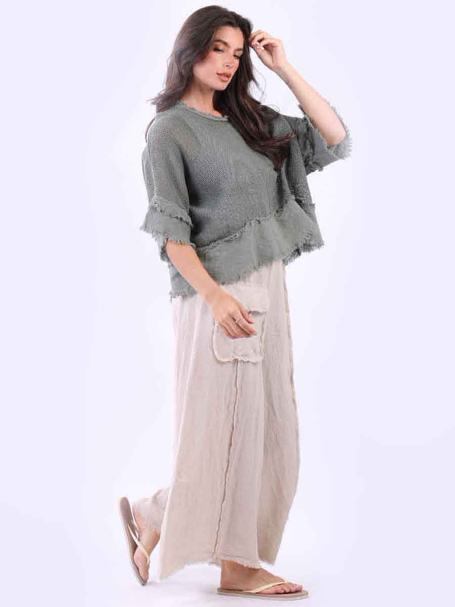 Plain Meh Net Lagelook Batwing Top