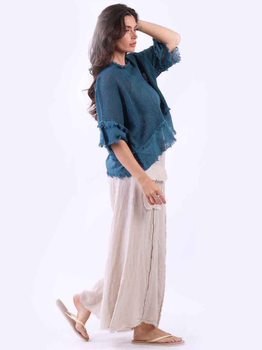 Plain Meh Net Lagelook Batwing Top