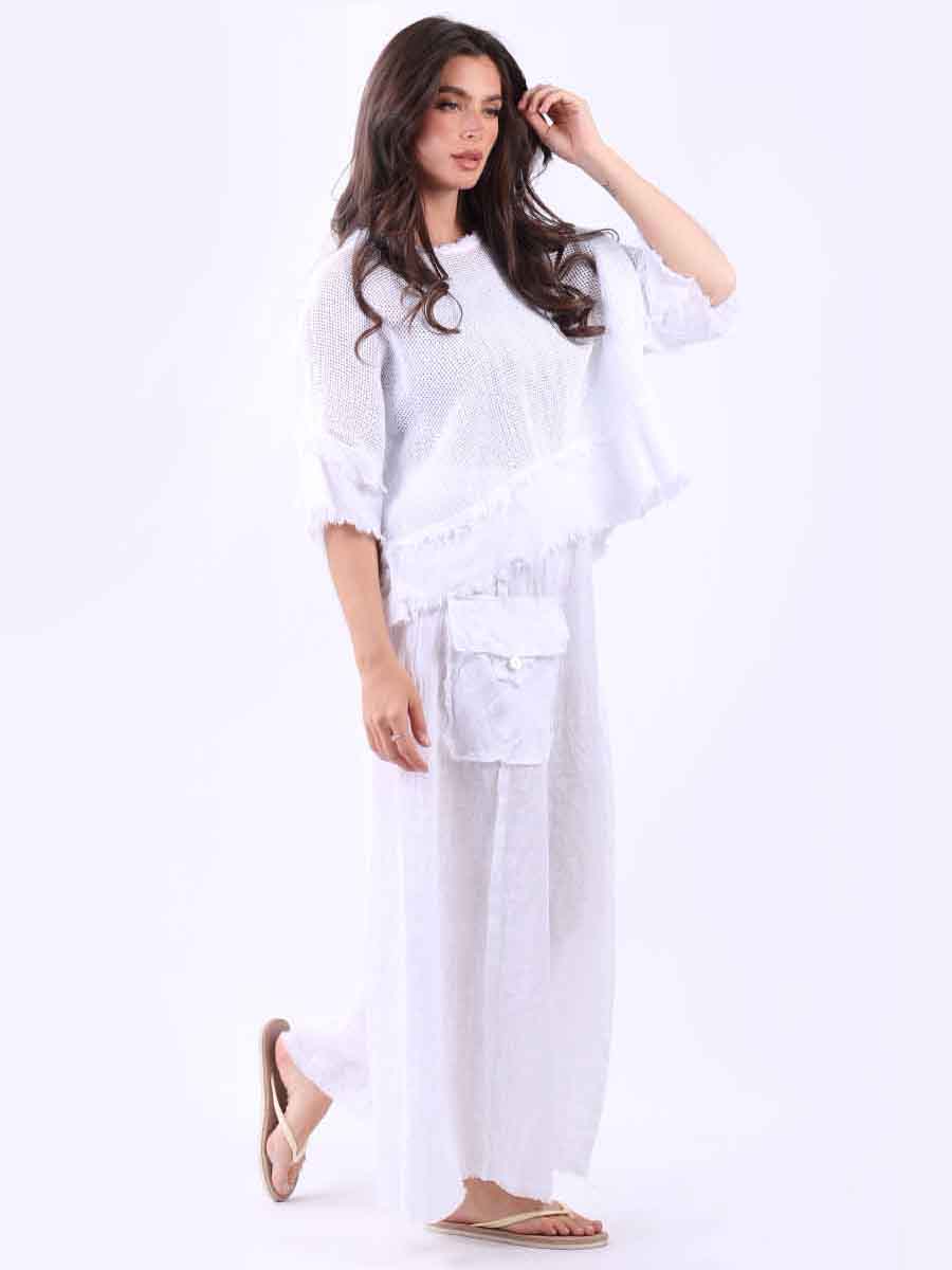 Plain Meh Net Lagelook Batwing Top