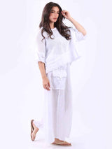 Plain Meh Net Lagelook Batwing Top