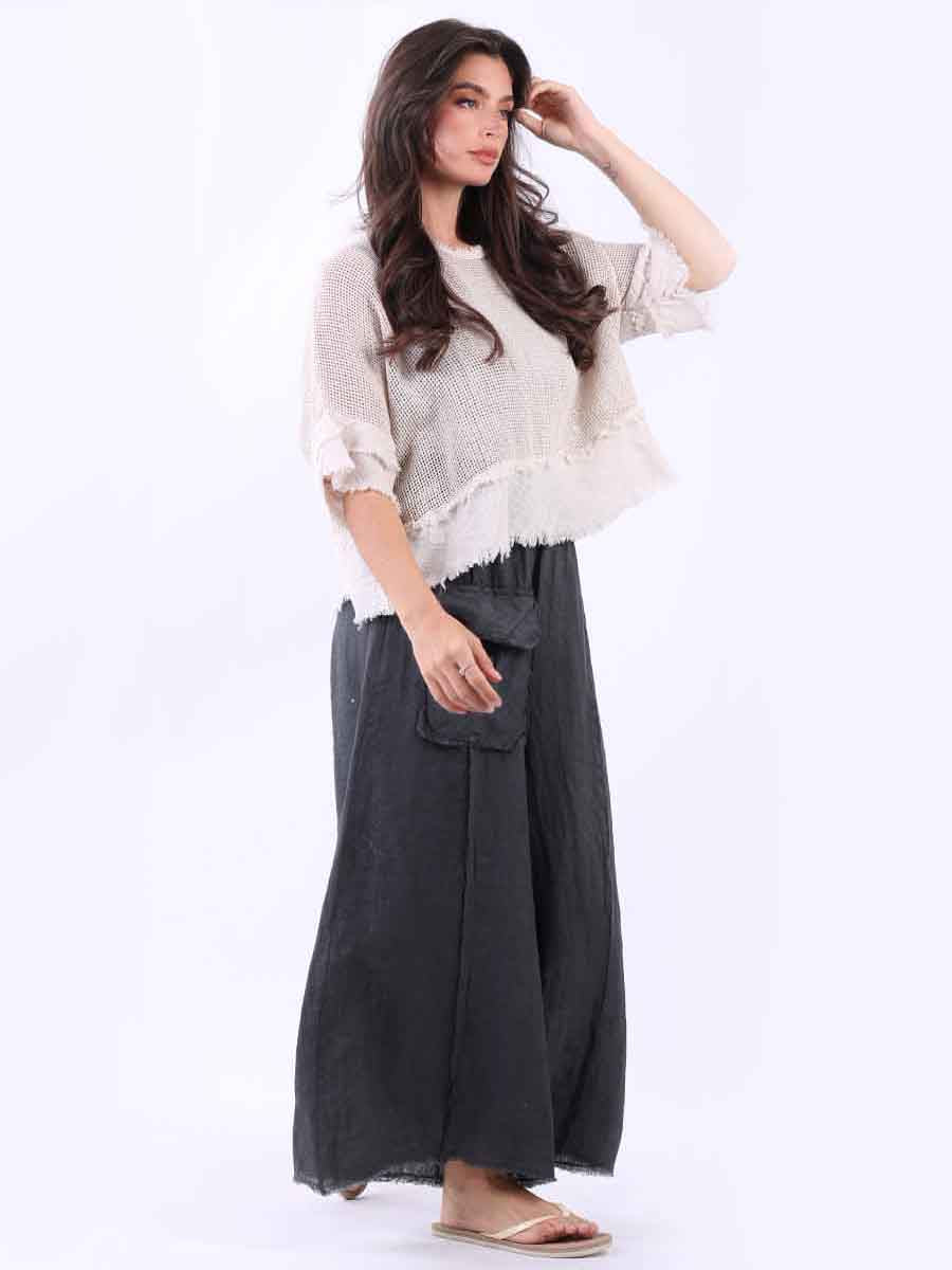 Plain Meh Net Lagelook Batwing Top