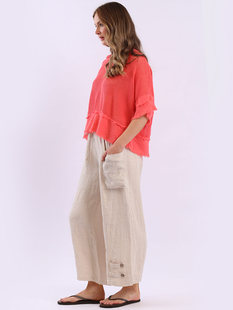 Plain Meh Net Lagelook Batwing Top