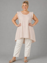 Plus Size Sleeveless Top Pink