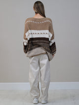 Batwing Plus Size Wool Knitted Jumper
