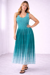 Oversized Tank Dress Teal