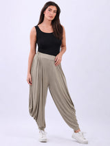 Oversized Jersey Harem Pant