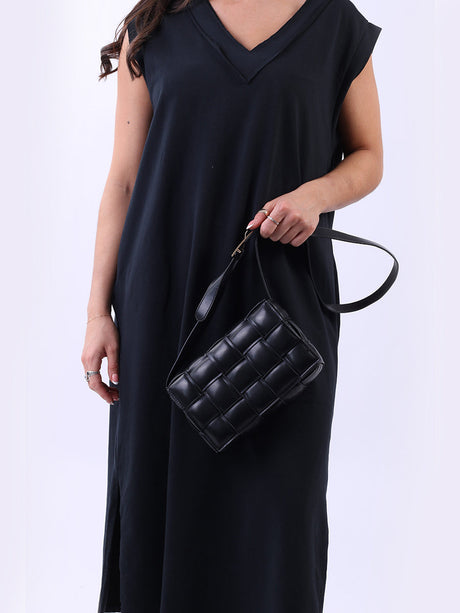 Leather Padded Shoulder Bag