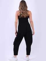 Ladies Pleated Comfy Wooly Trouser