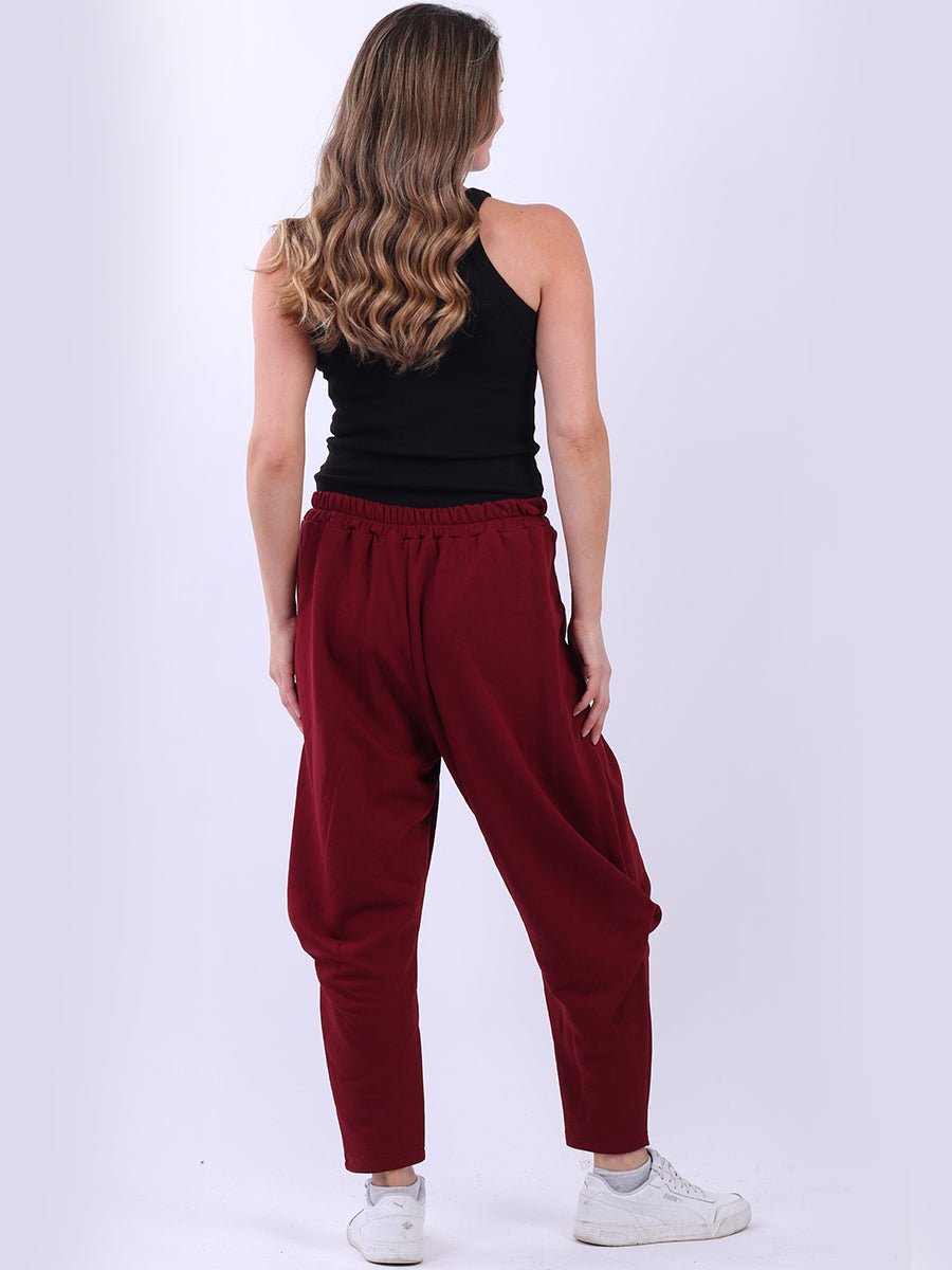 Ladies Pleated Comfy Wooly Trouser