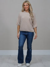 Knitted Baggy Jumper Mocha