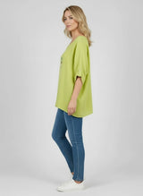 Plain Plus Size Crop Top With Necklace