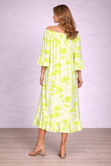 Plus Size Digital Print Lagenlook Maxi Dress