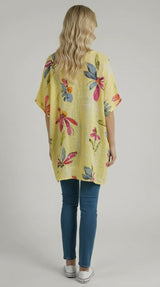 Floral Oversized Cotton Baggy Box Top