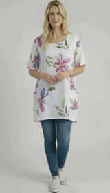 Plus Size Cotton Top White
