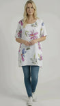 Plus Size Cotton Top White