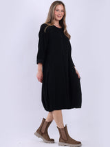 Cotton Corduroy Lagenlook Plus Size Dress