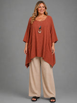 Plus Size Cotton Tunic Top Sugar Poppy