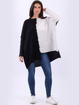 Batwing Chunky Knit Wooly Jumper