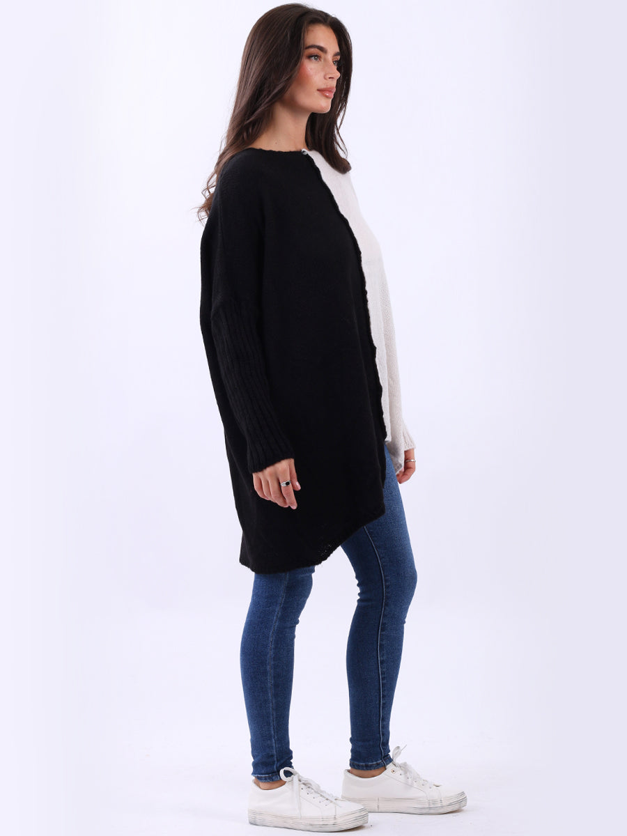 Batwing Chunky Knit Wooly Jumper