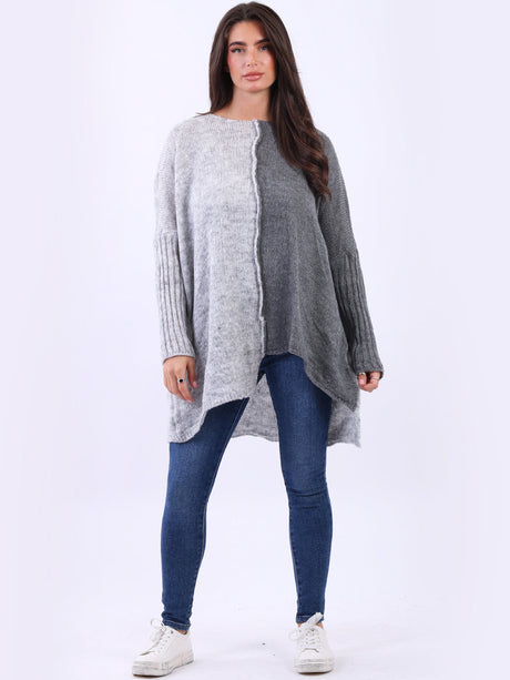 Batwing Chunky Knit Wooly Jumper