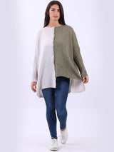 Batwing Chunky Knit Wooly Jumper