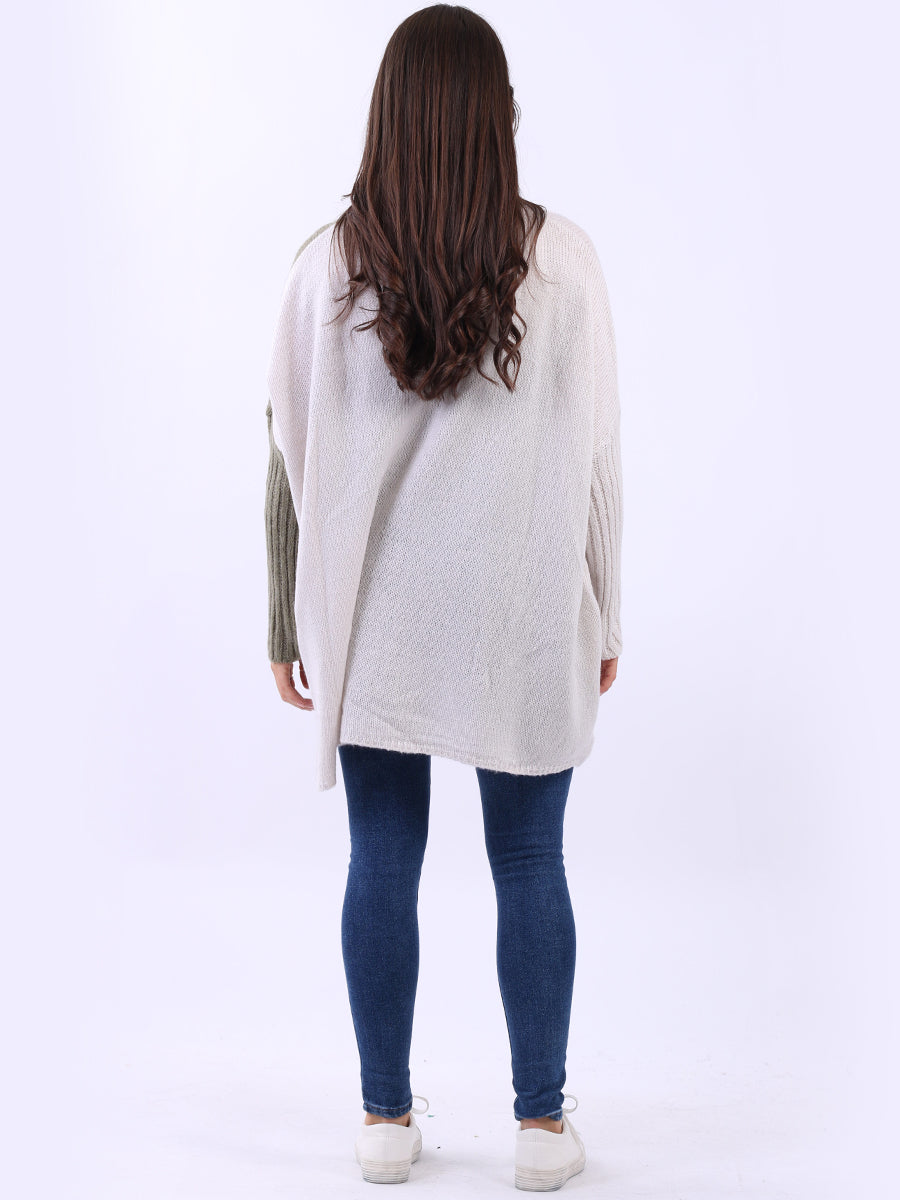 Batwing Chunky Knit Wooly Jumper