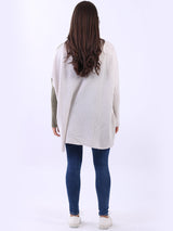 Batwing Chunky Knit Wooly Jumper