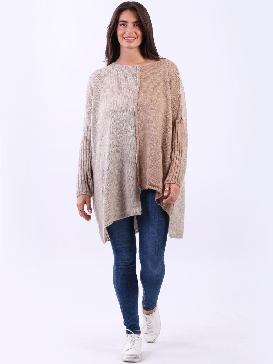 Batwing Chunky Knit Wooly Jumper