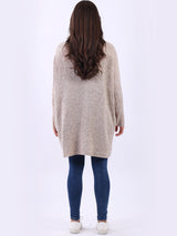 Batwing Chunky Knit Wooly Jumper