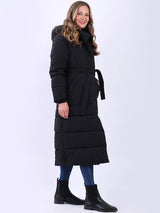 Made In Italy Women Oversized Puffer Padded Hoodie Coat