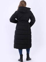 Made In Italy Women Oversized Puffer Padded Hoodie Coat