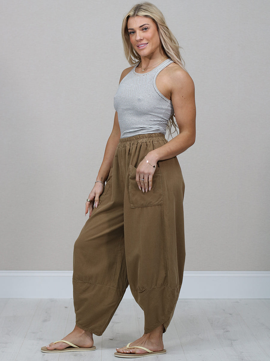 Women Solid Corduroy Cotton Trouser