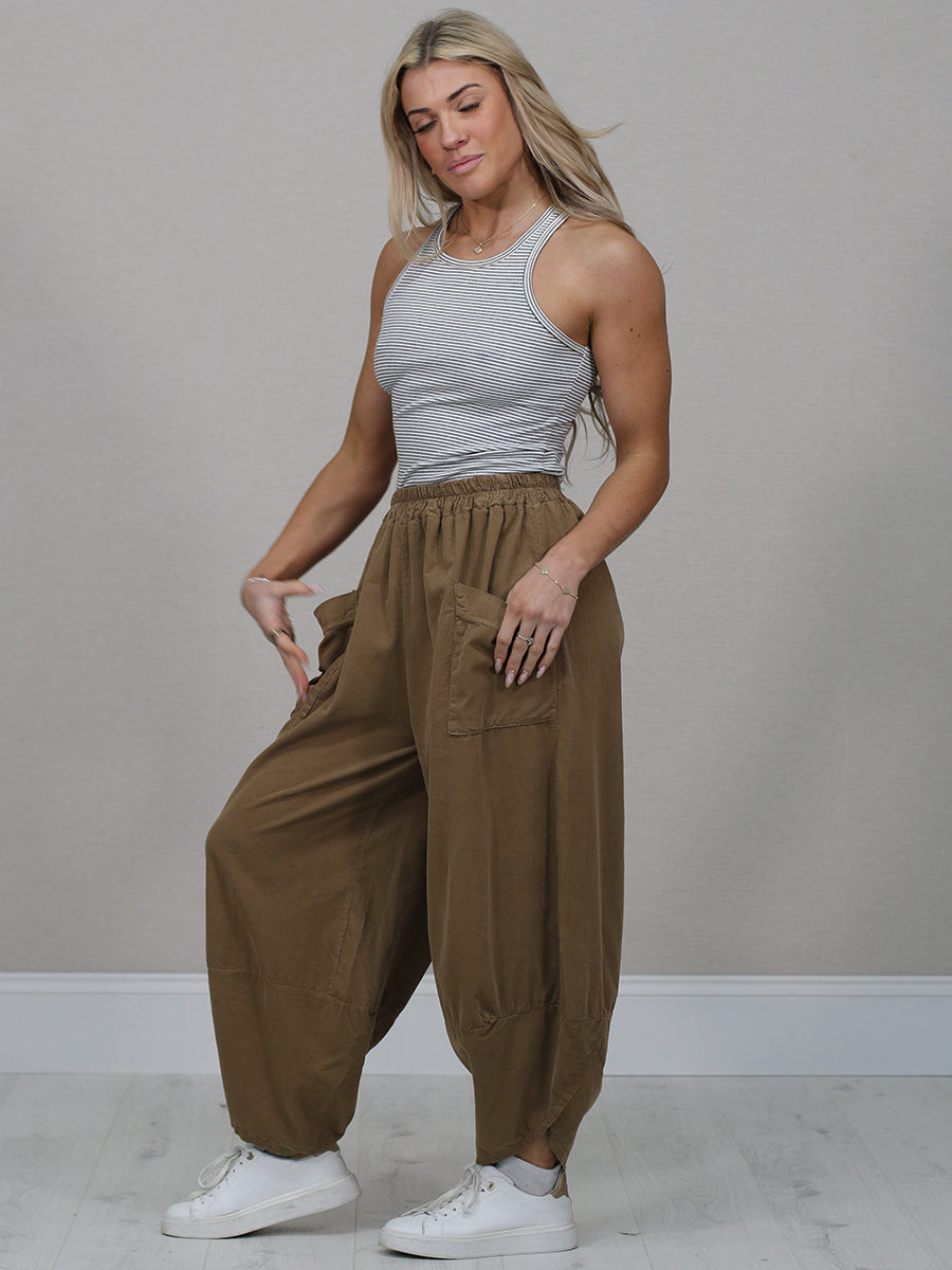 Women Solid Corduroy Cotton Trouser