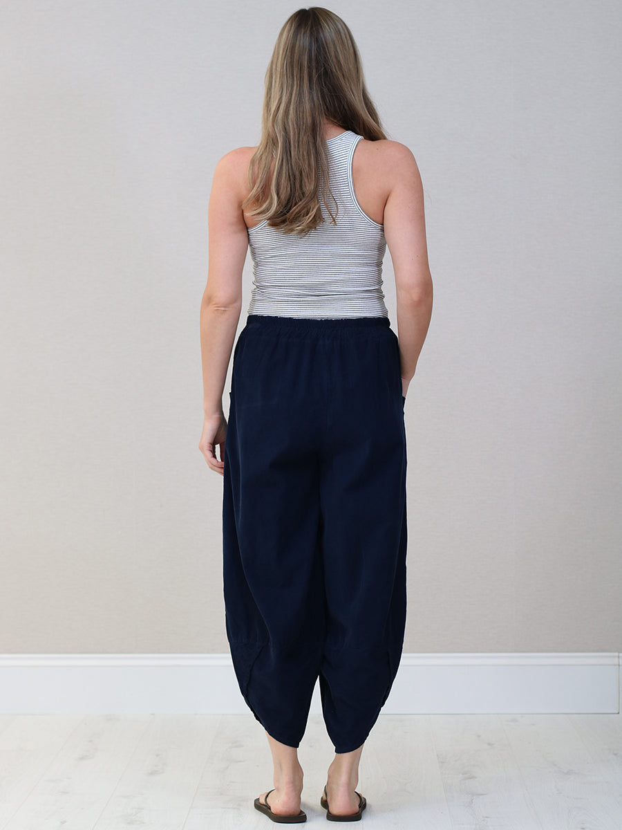 Women Solid Corduroy Cotton Trouser