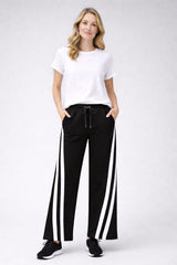 Cotton Knit Trouser Black