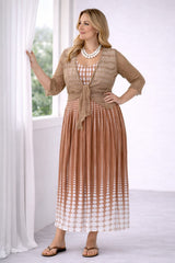 Mesh Net Shrug Mocha