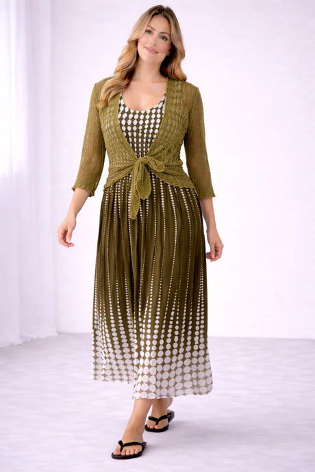 Mesh Net Shrug Olive