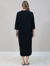 Plus Size Winter Cotton Shirt Dress