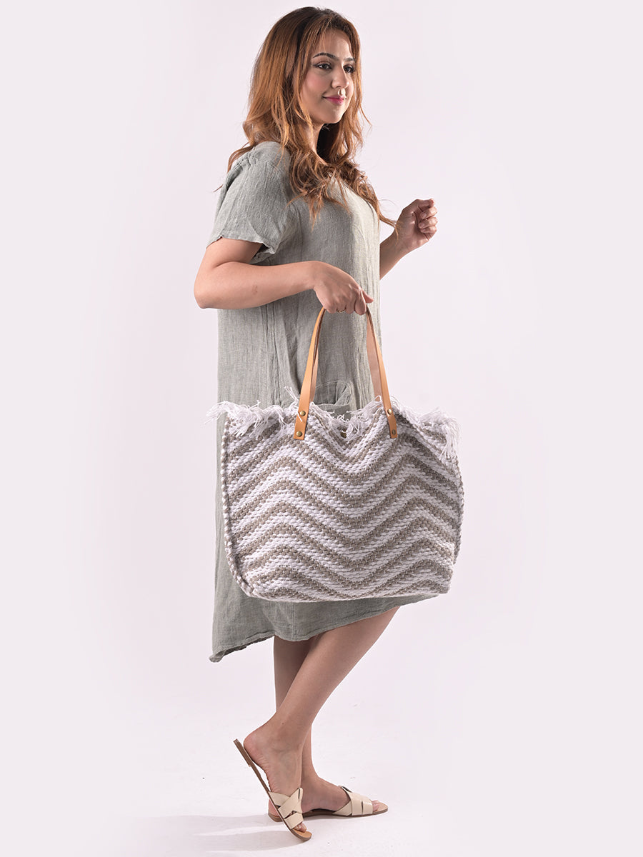 Plain Linen Vintage Washed Dress