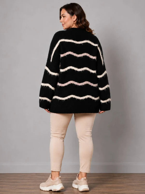 Stripy Woolen Knit Jumper