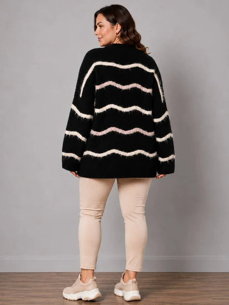 Stripy Woolen Knit Jumper