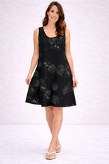 Cotton Tank Dress Black