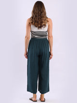 Wide Leg Linen Palazzo Pant