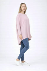 Drop Shoulders Batwing High Low Poncho